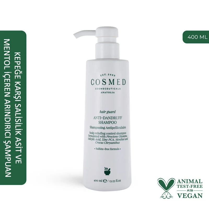 Cosmed Hair Guard Anti Dandruff Shampoo 400 ml 2