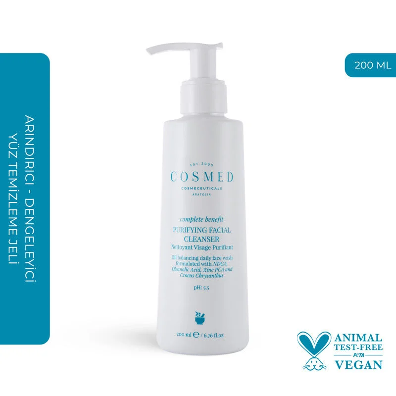 Cosmed Complete Benefit Face Cleanser 200 ml 2