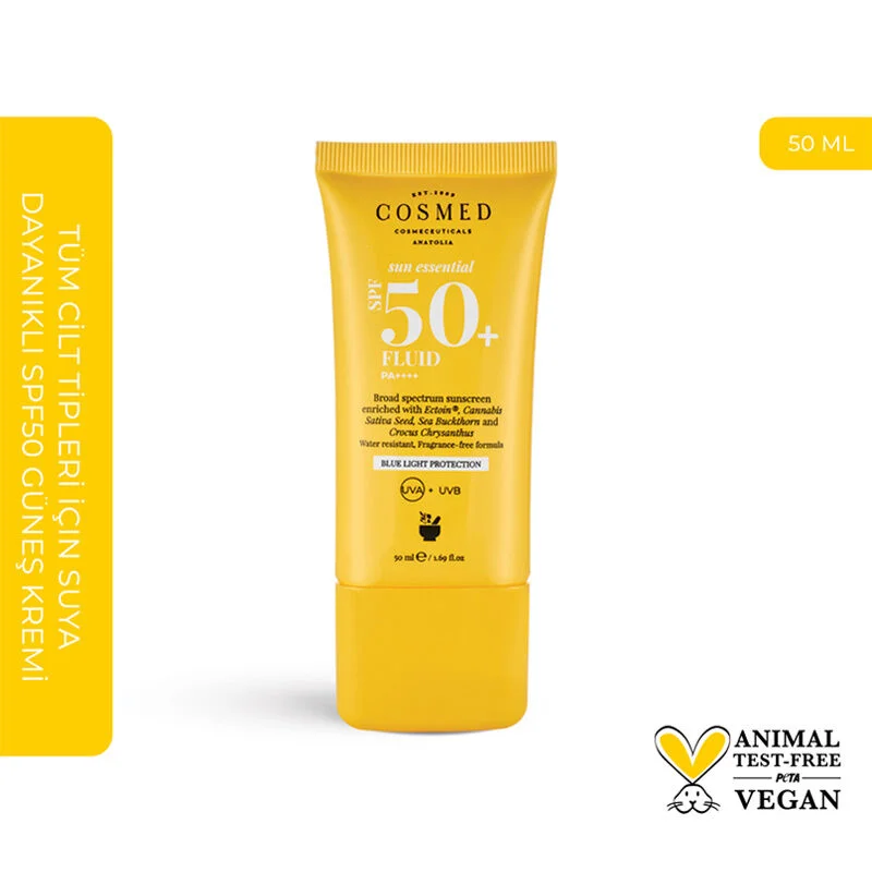 سائل واقي شمس SPF 50+ 50 مل من كوسمد Cosmed 3