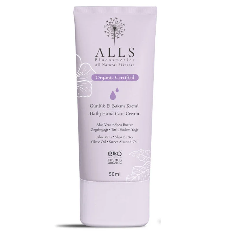 كريم العناية باليدين اليومي العضوي 50 مل من أولز بيوكوزمتيكس Alls Biocosmetics