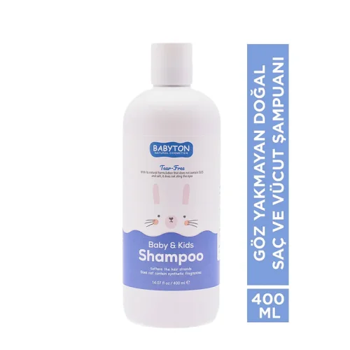 Babyton Tear-Free Natural Baby and Child Shampoo 400 ml 3