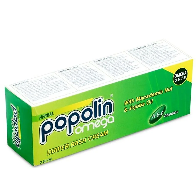 Popolin بوبولين أوميجا كريم طفح الحفاضات 100 جرام 2