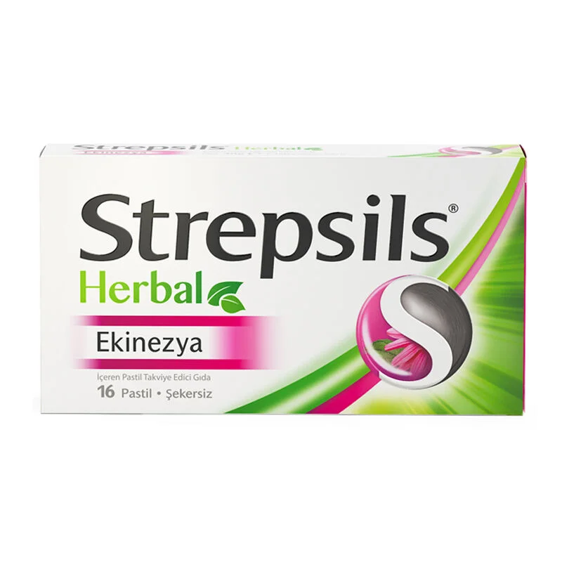 Strepsils مكمل غذائي عشبي من ستربسلز يحتوي على عشبة إشنسا، 16 قرصًا 2