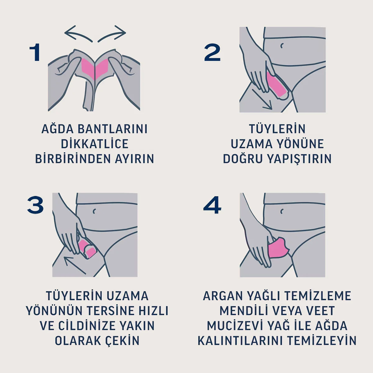 Veet شرائح شمع فيت لمنطقة البكيني والإبط، ١٦ قطعة 6