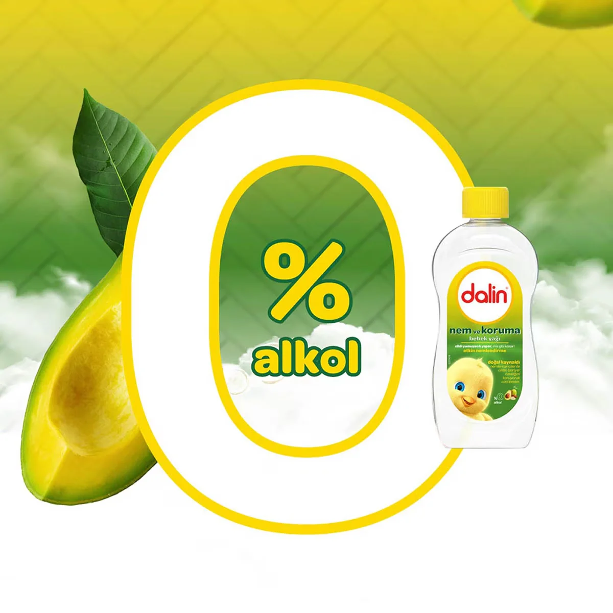 Dalin Baby Oil with Avocado Oil 300 ml 3