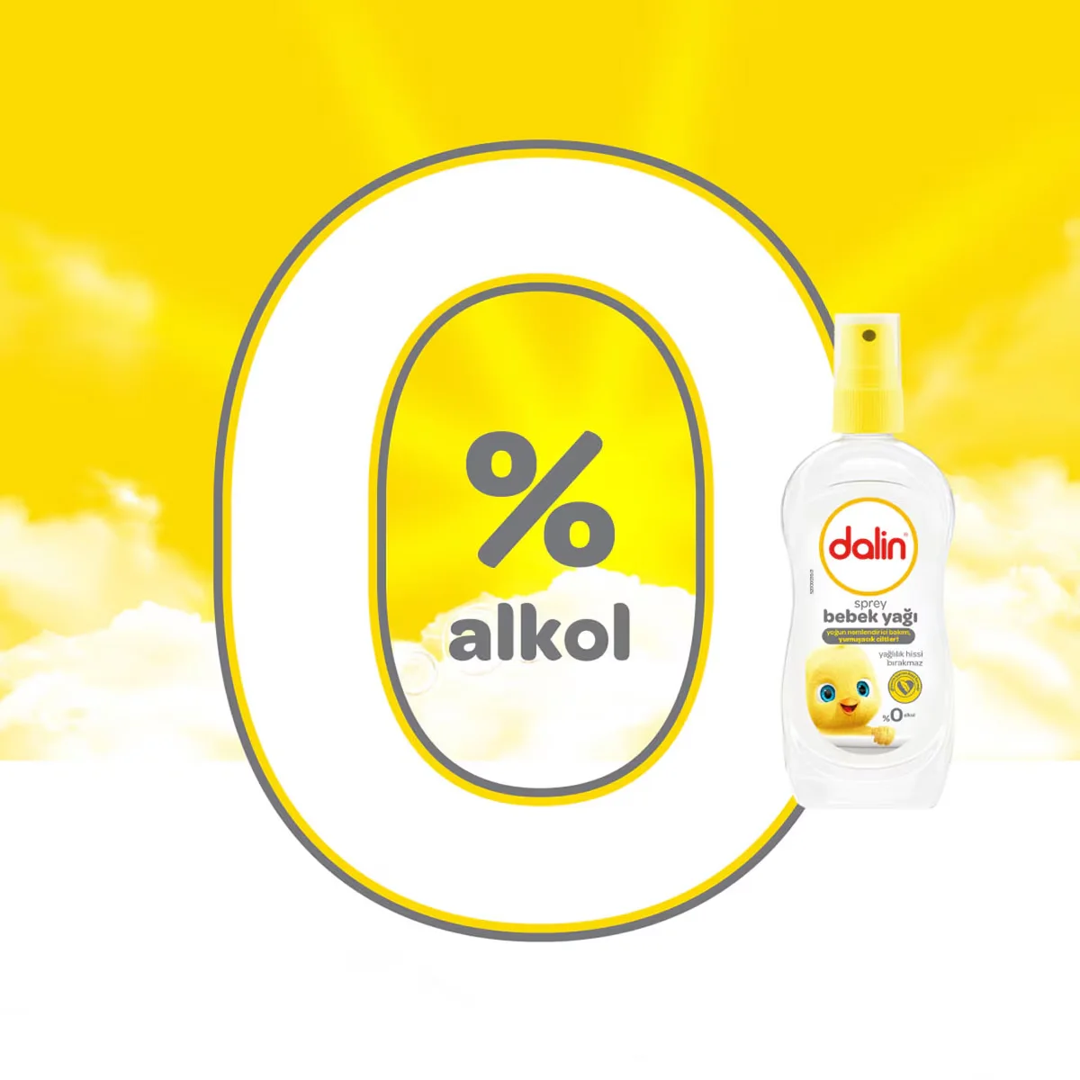 زيت أطفال بخاخ 200 مل من دالين Dalin 3