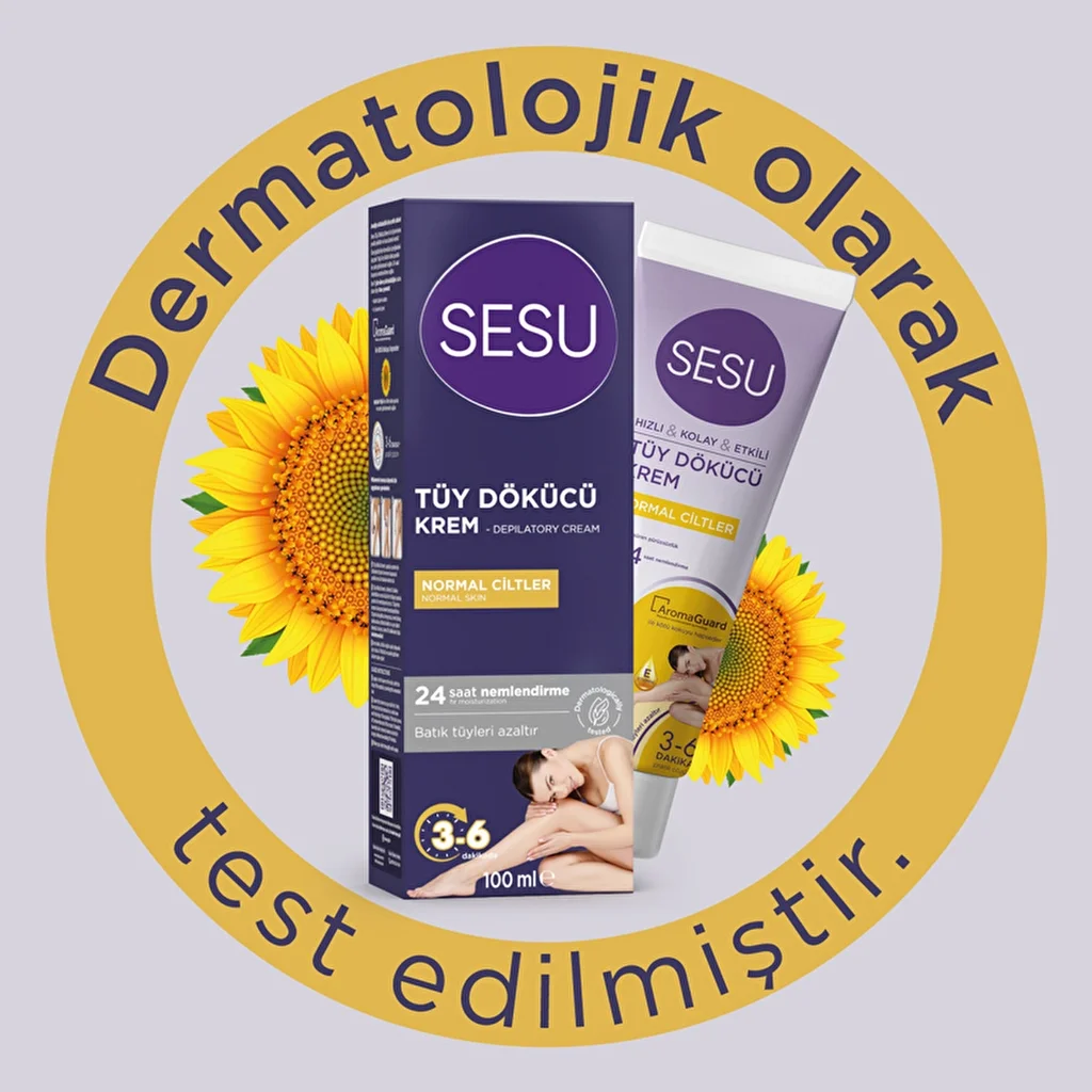 Sesu Hair Removal Cream Normal Skin 100 ml 2