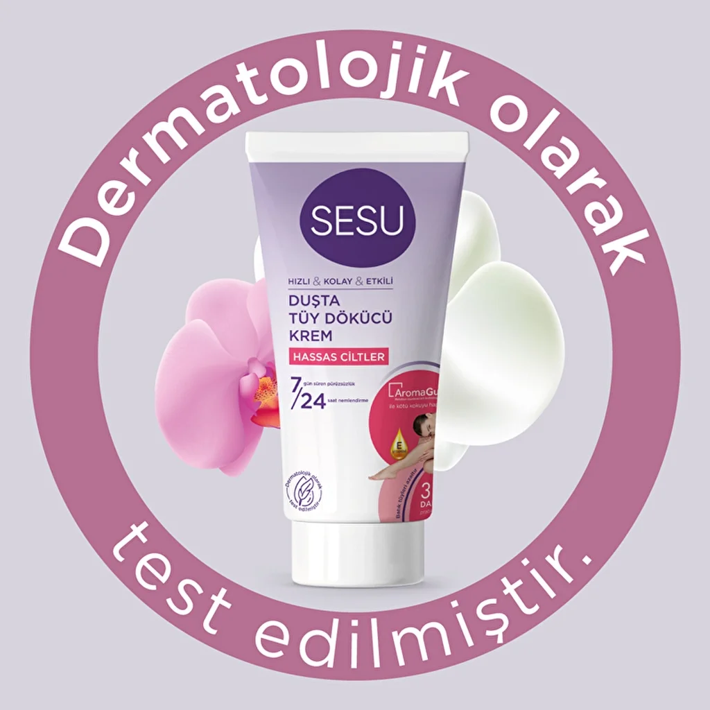 Sesu Sensitive Shower Hair Removal Cream 150 ml 2
