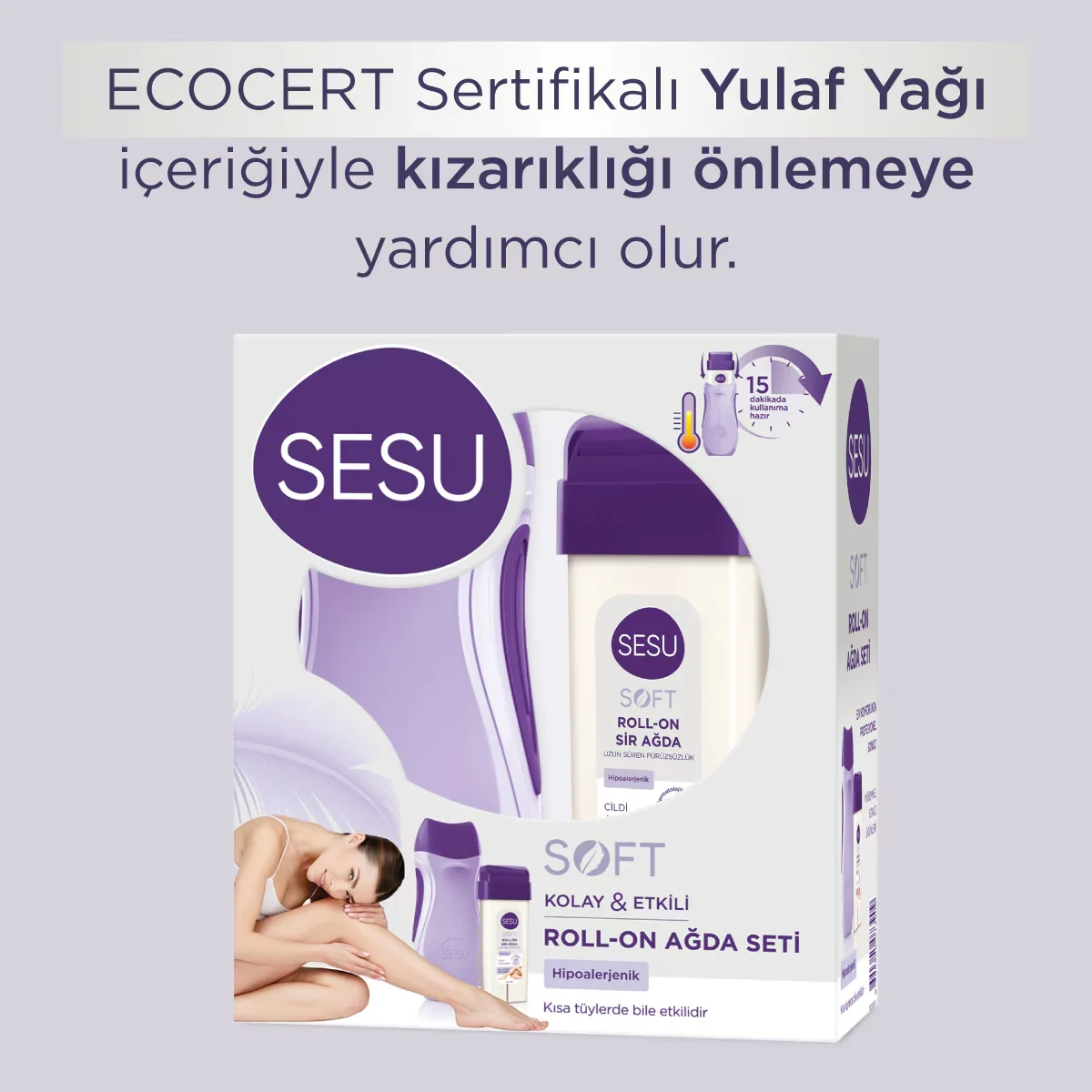 Sesu مجموعة إزالة الشعر بالشمع الناعم من سيسو 3
