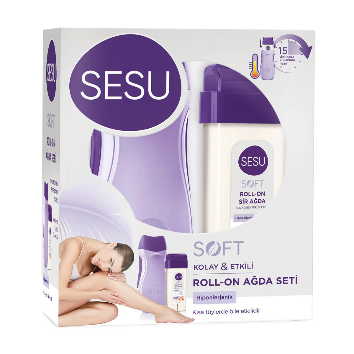 Sesu مجموعة إزالة الشعر بالشمع الناعم من سيسو