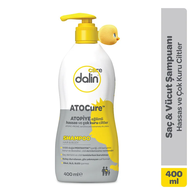 Dalin Care Hair and Body Shampoo 400 ml 3
