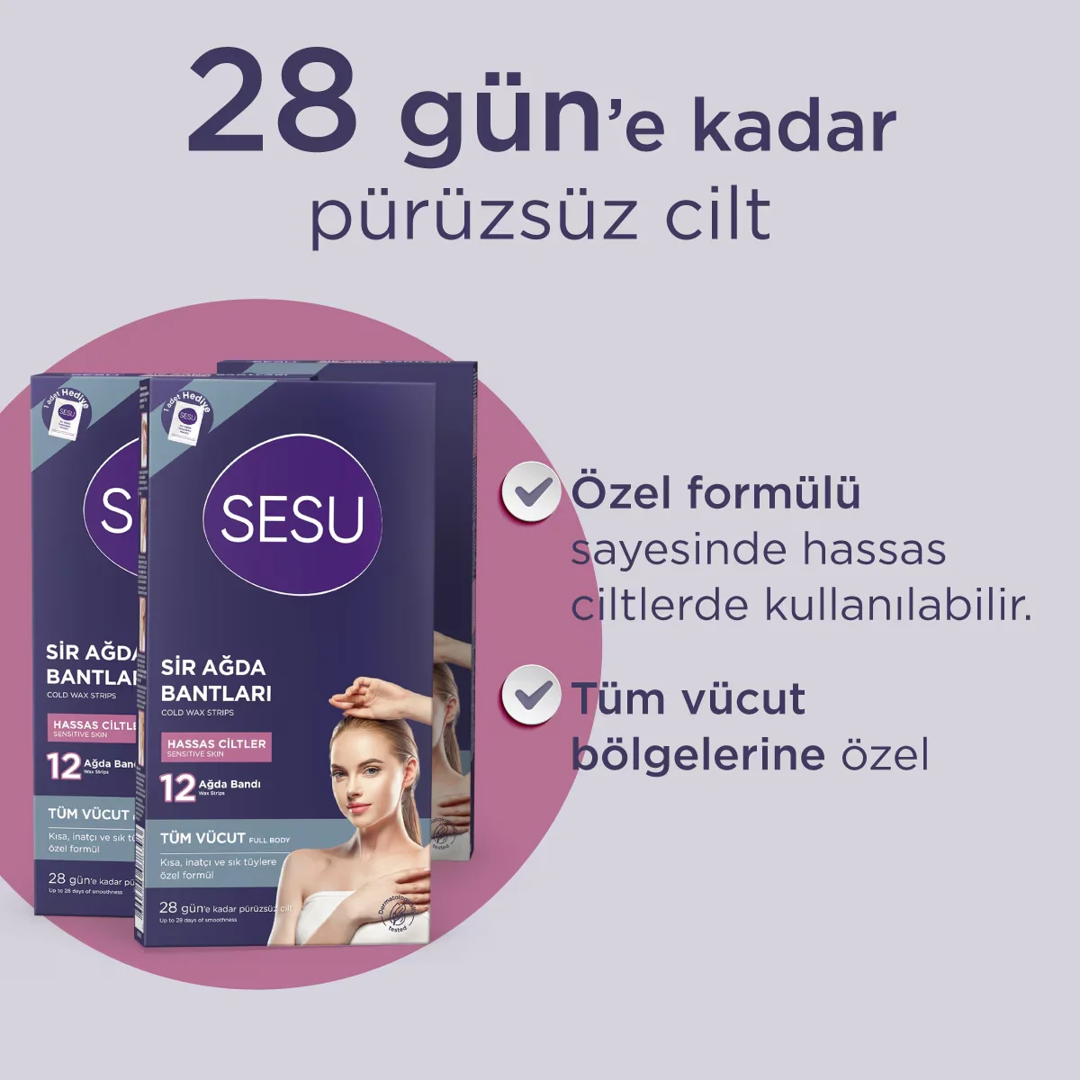 Sesu شرائح شمع للجسم الحساسة من سيسو، 12 قطعة 4