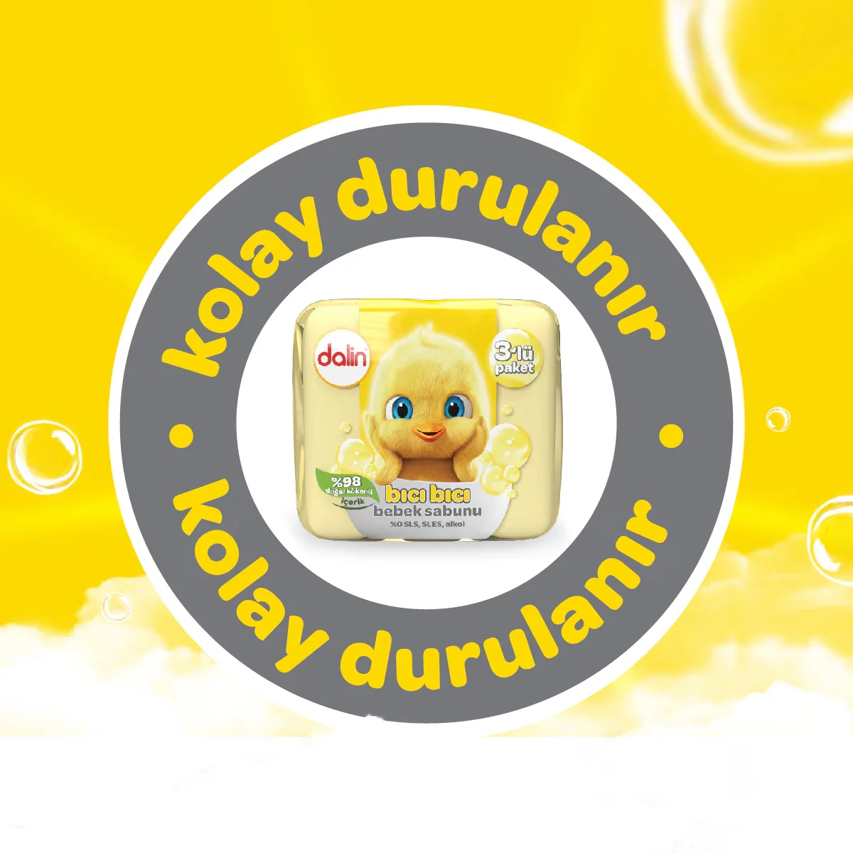 Dalin Klasik Bebek Sabunu 3x75 gr 5