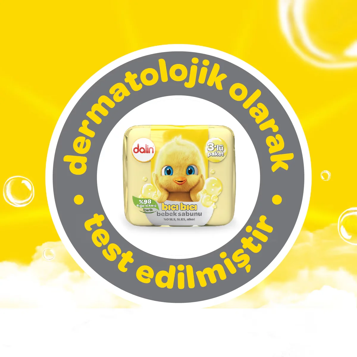 Dalin Klasik Bebek Sabunu 3x75 gr 6