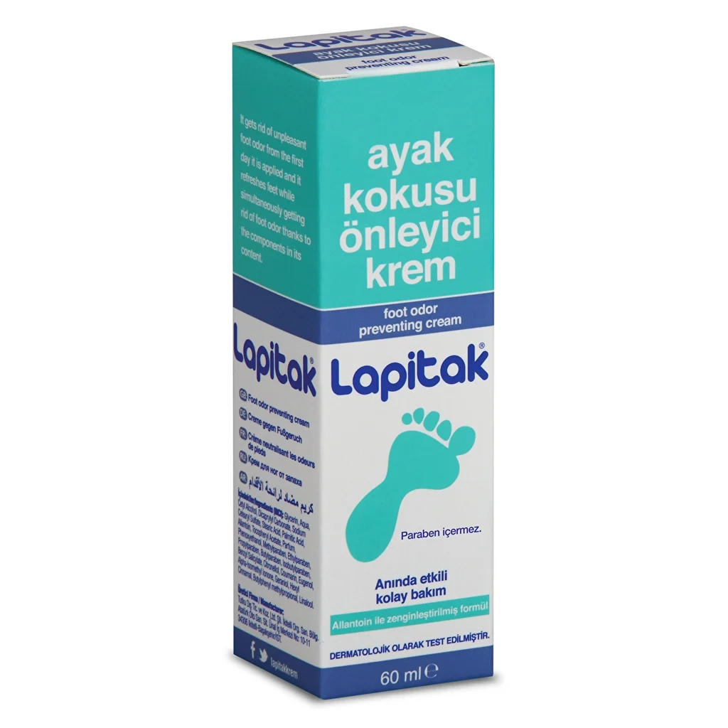 Lapitak لابيتاك كريم منع رائحة القدمين 60 مل 4