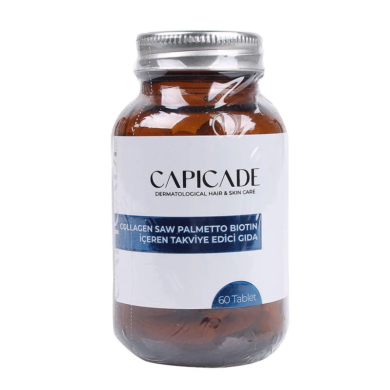Capicade Collagen Saw Palmetto Biotin Containing Food Supplement 60 Tablet 2