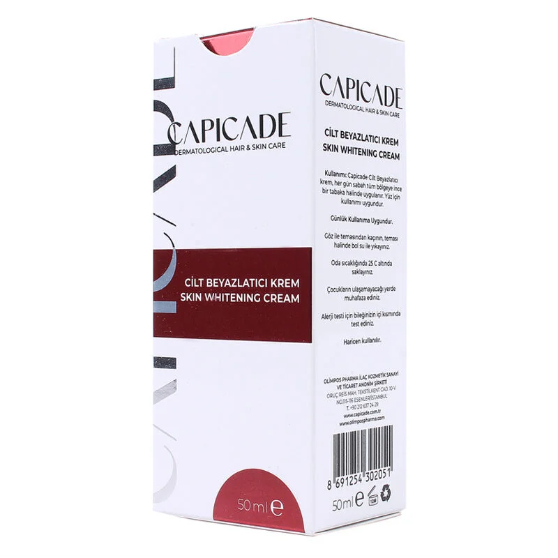 Capicade Skin Whitening Cream 50 ml 3