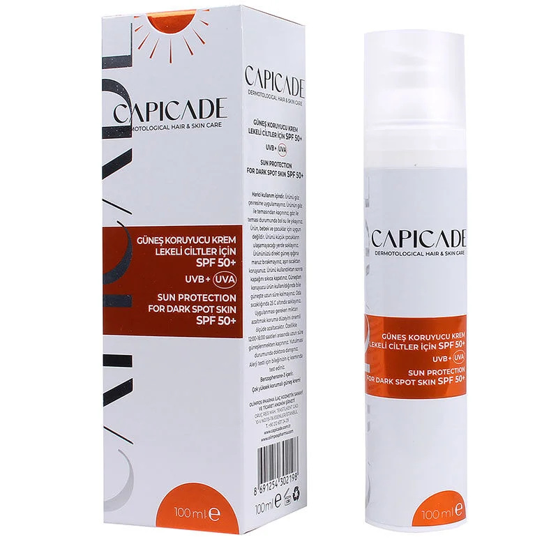 كريم واقي شمس SPF50+ للبشرة المعرضة للشوائب 100 مل من كابيكيد Capicade 3