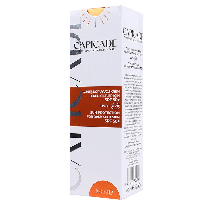 كريم واقي شمس SPF50+ للبشرة المعرضة للشوائب 100 مل من كابيكيد Capicade 4