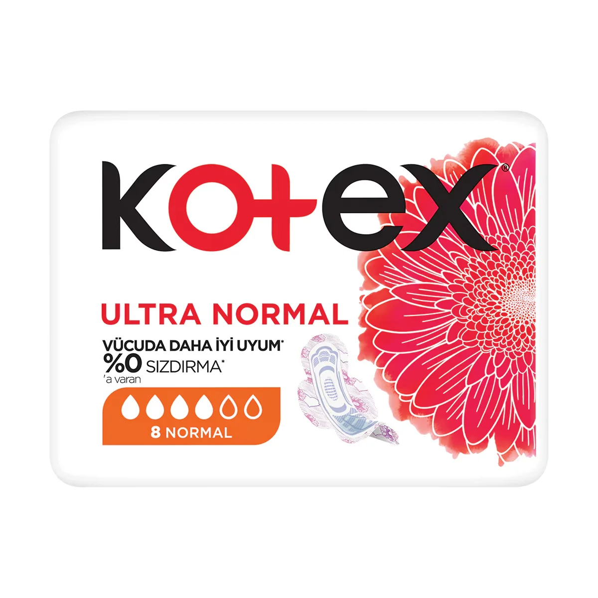 Kotex فوط كوتكس ألترا العادية 8 قطع 3