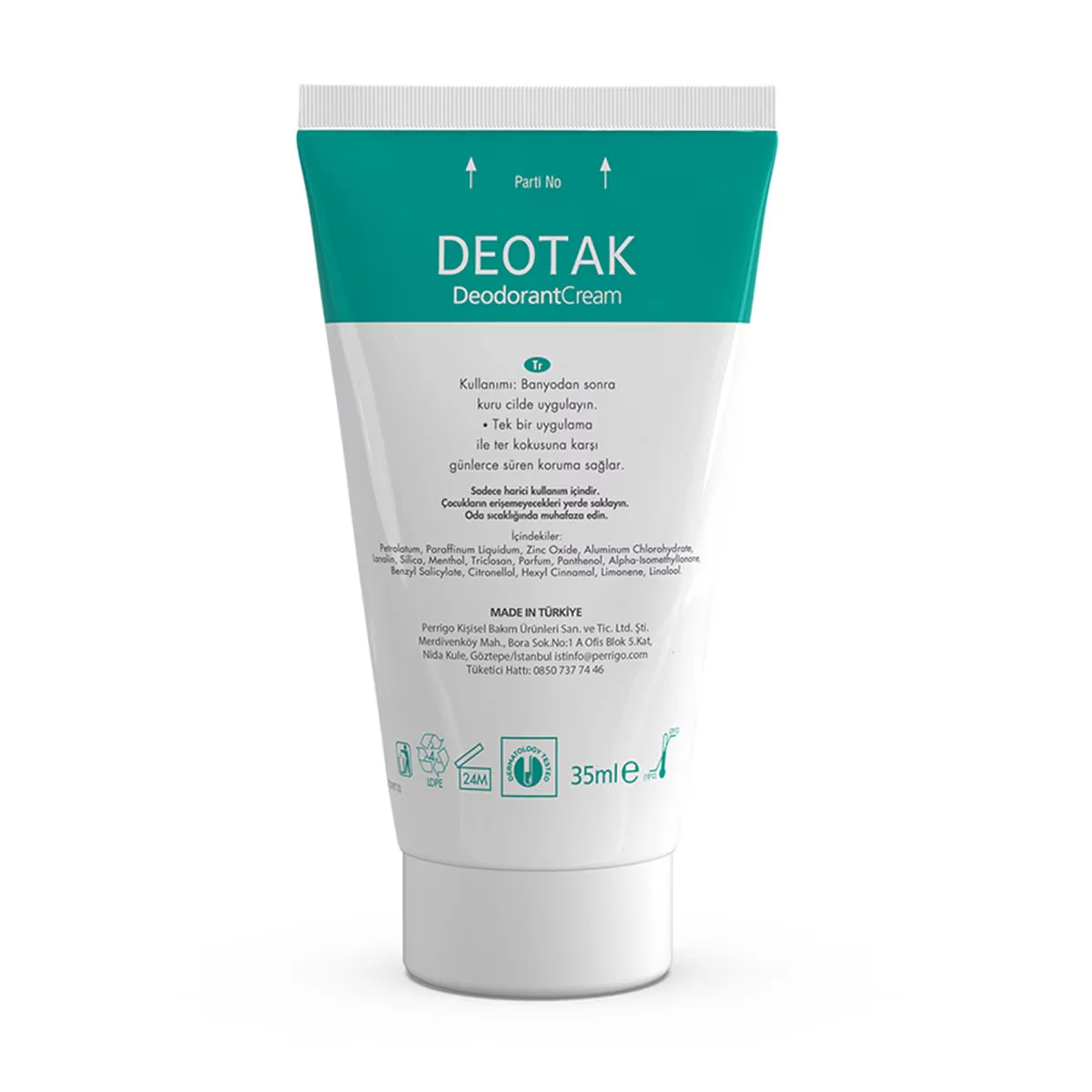 Deotak Deodorant Cream Menthol 35 ml 3