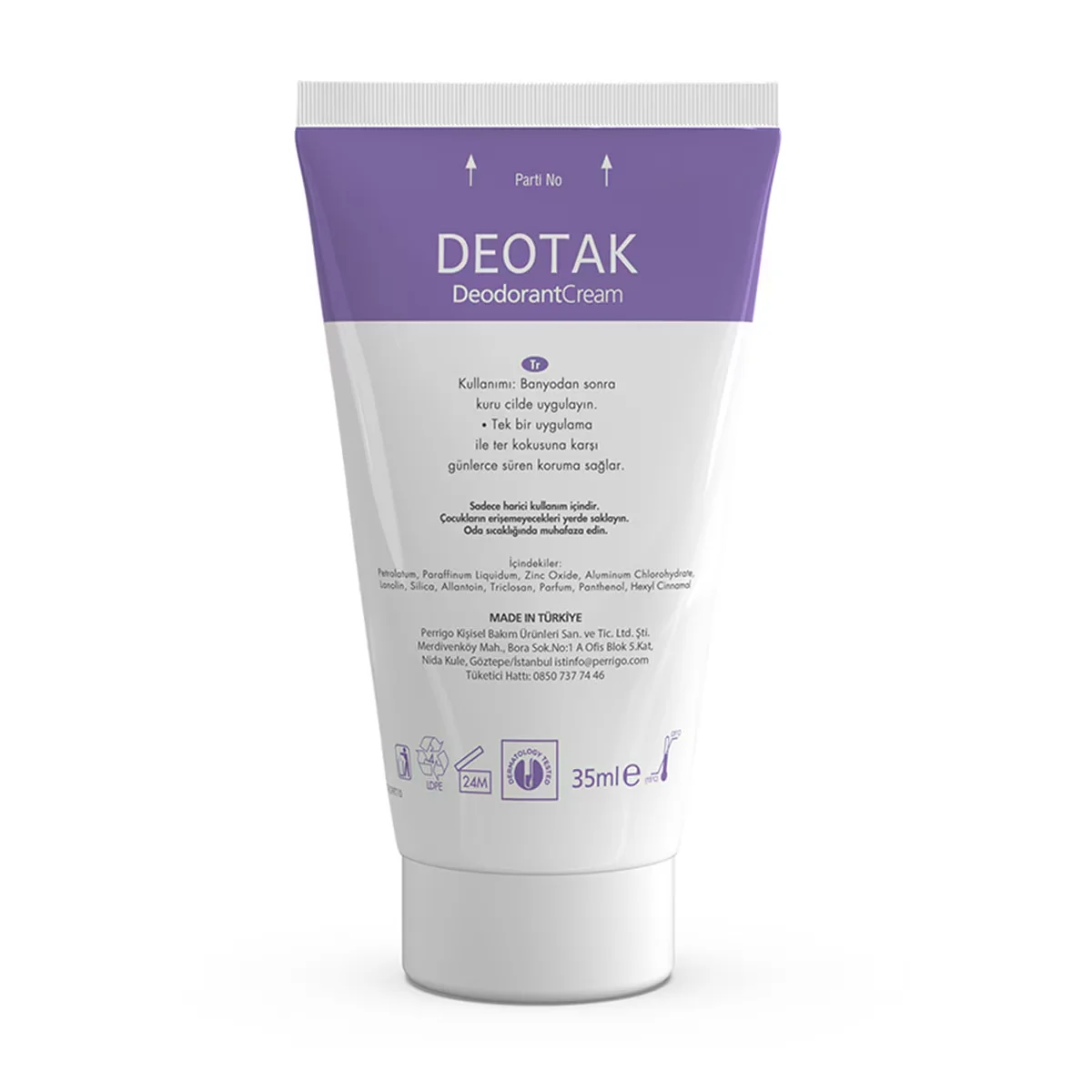 Deotak Deodorant Cream Sensitive Skin 35 ml 6