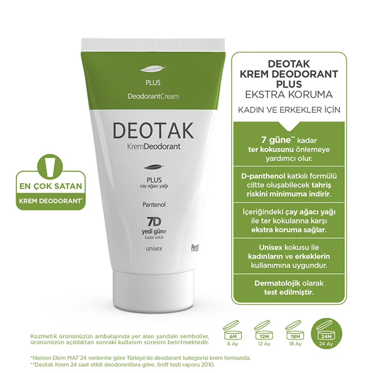 Deotak Deodorant Cream Tea Tree Oil 35 ml 6