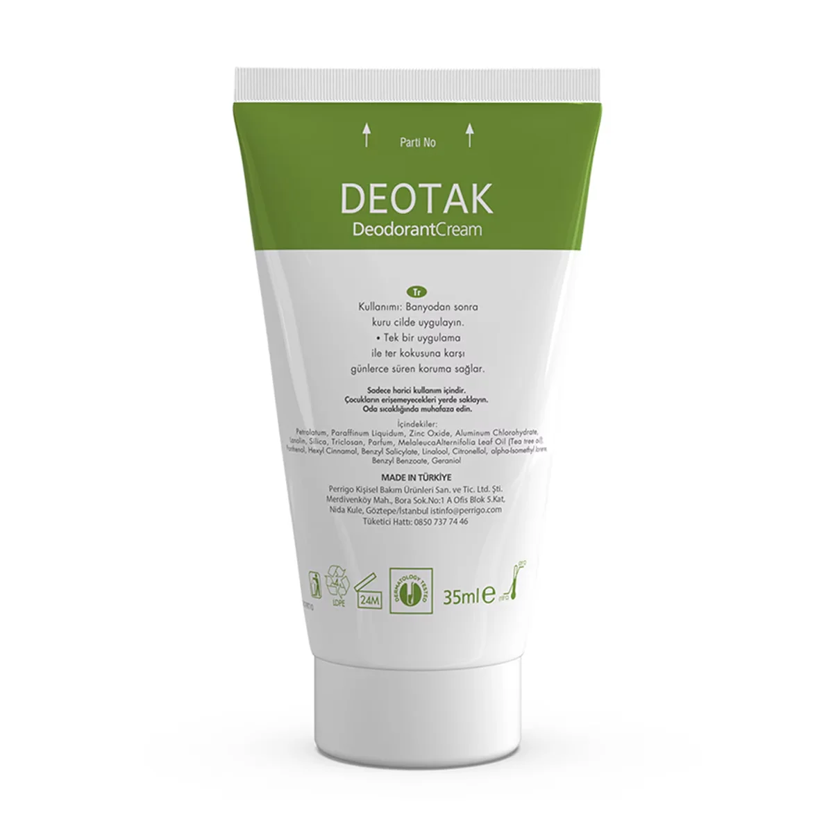 Deotak Deodorant Cream Tea Tree Oil 35 ml 5