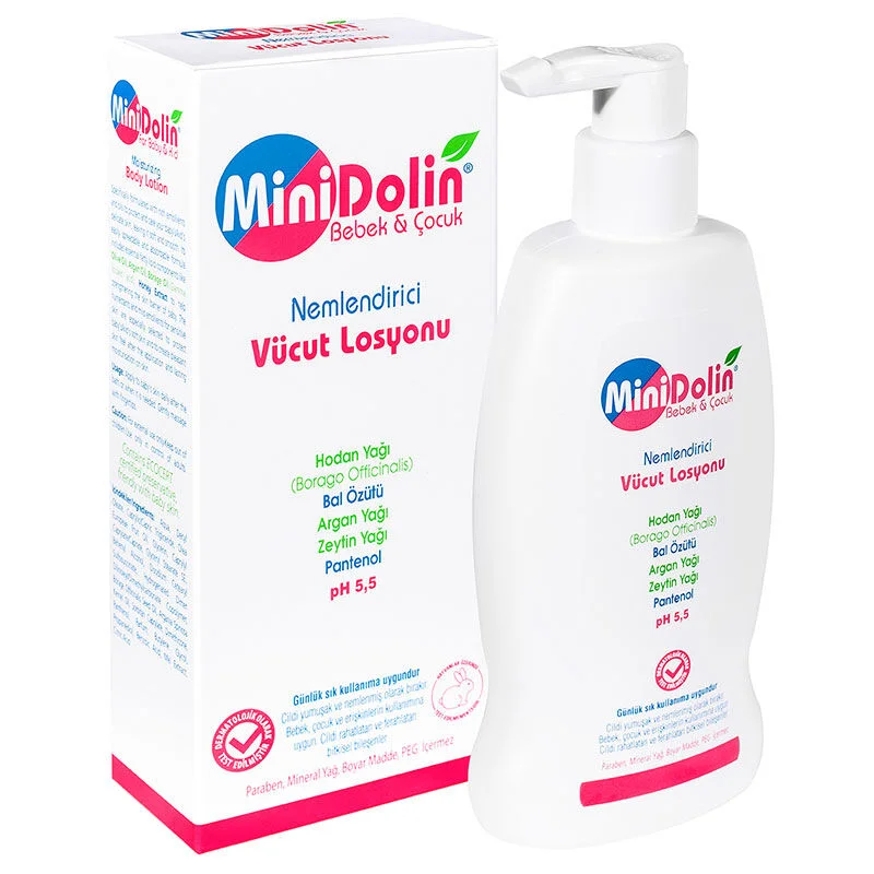 Minidolin لوشن مرطب للجسم للأطفال من ميني دولين 250 مل 2