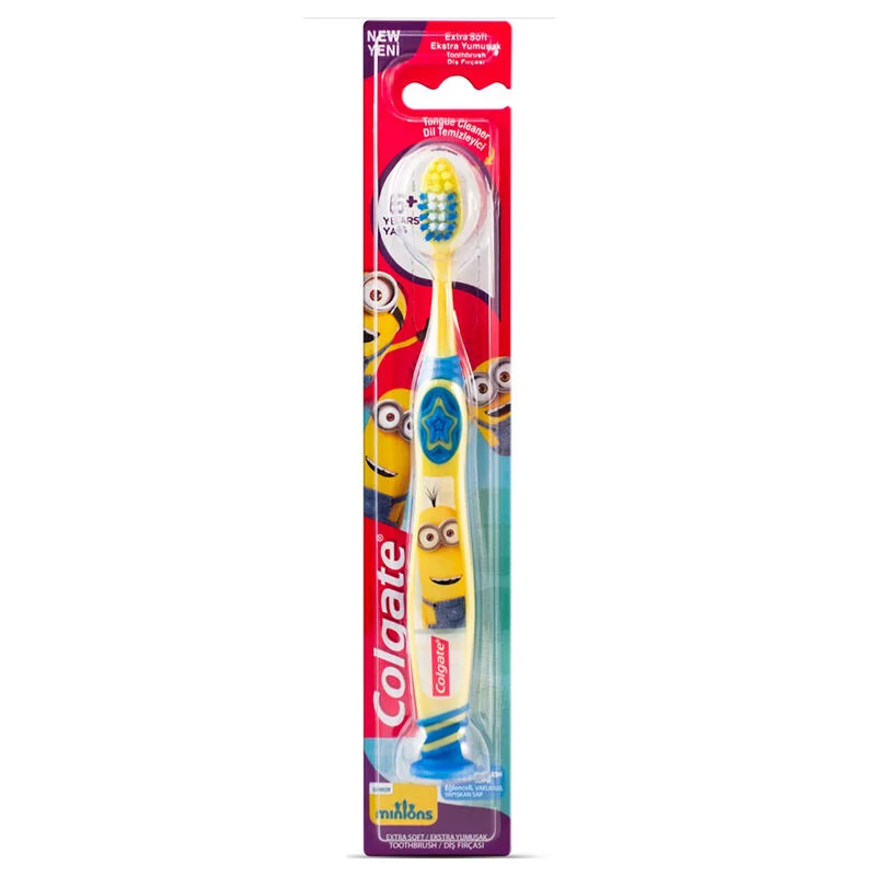 Colgate فرشاة أسنان كولجيت مينيونز للأطفال من عمر 6 سنوات فما فوق، ناعمة للغاية 2