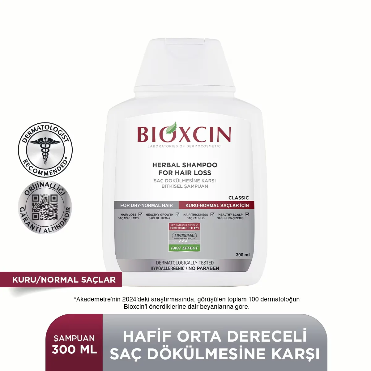 Bioxcin شامبو بيوكسين جينيسيس كلاسيك للشعر الدهني 300 مل 6