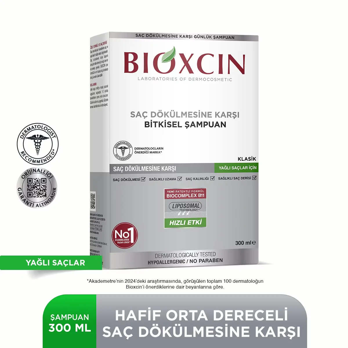 Bioxcin شامبو بيوكسين جينيسيس كلاسيك للشعر العادي إلى الجاف 300 مل 2