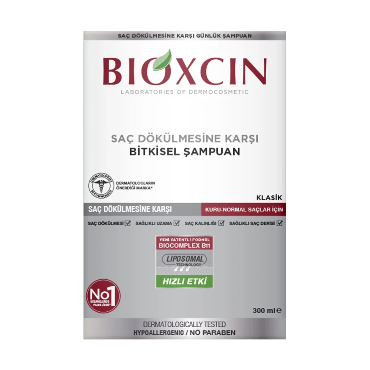 Bioxcin شامبو بيوكسين جينيسيس كلاسيك للشعر العادي إلى الجاف 300 مل 6