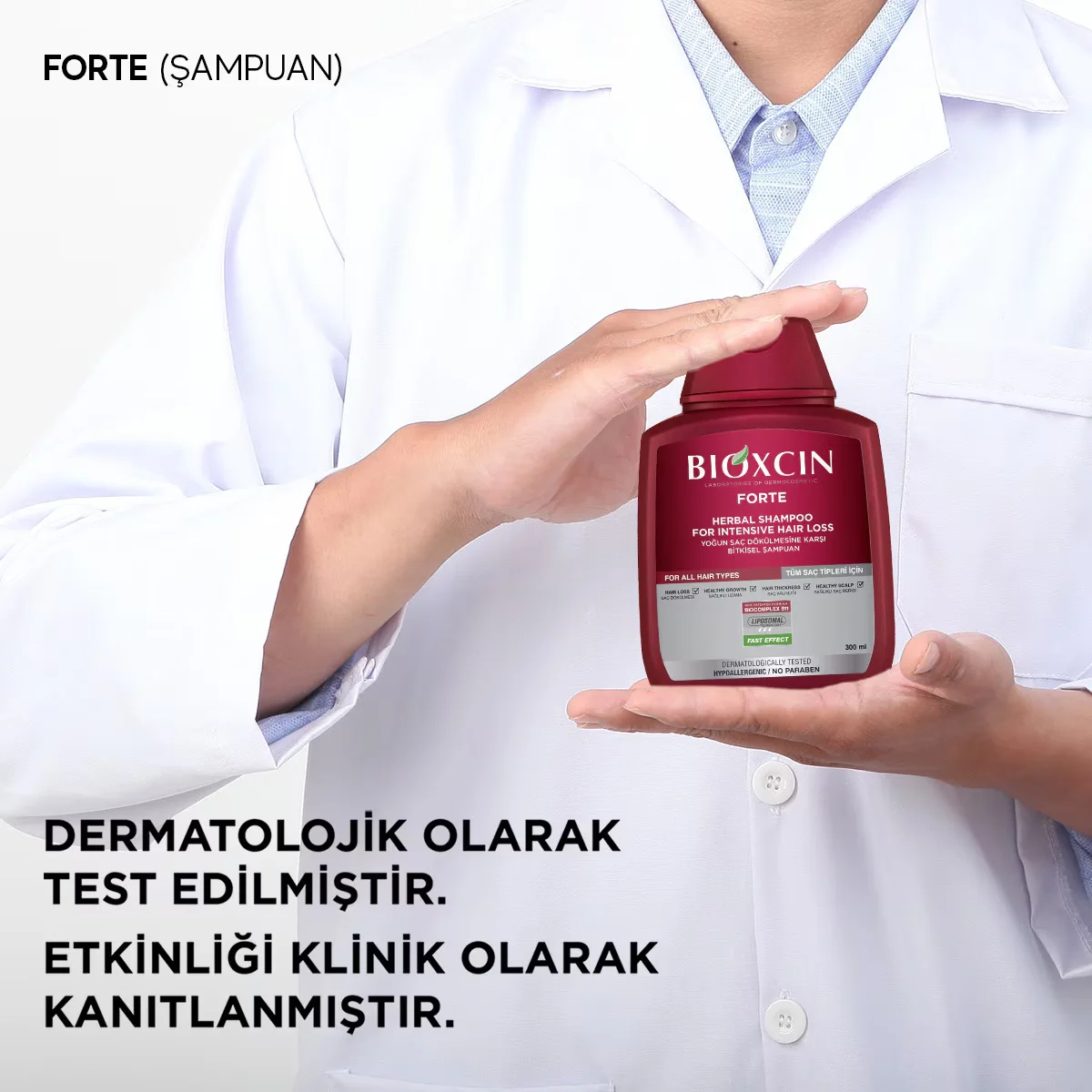 Bioxcin Forte Intensiv Shampoo gegen Haarausfall 300ml 4