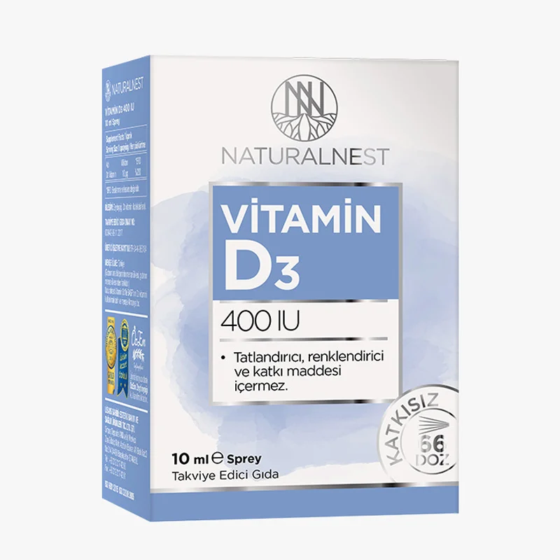 Naturalnest Vitamin D3 400 IU Sprey 10 ml 2