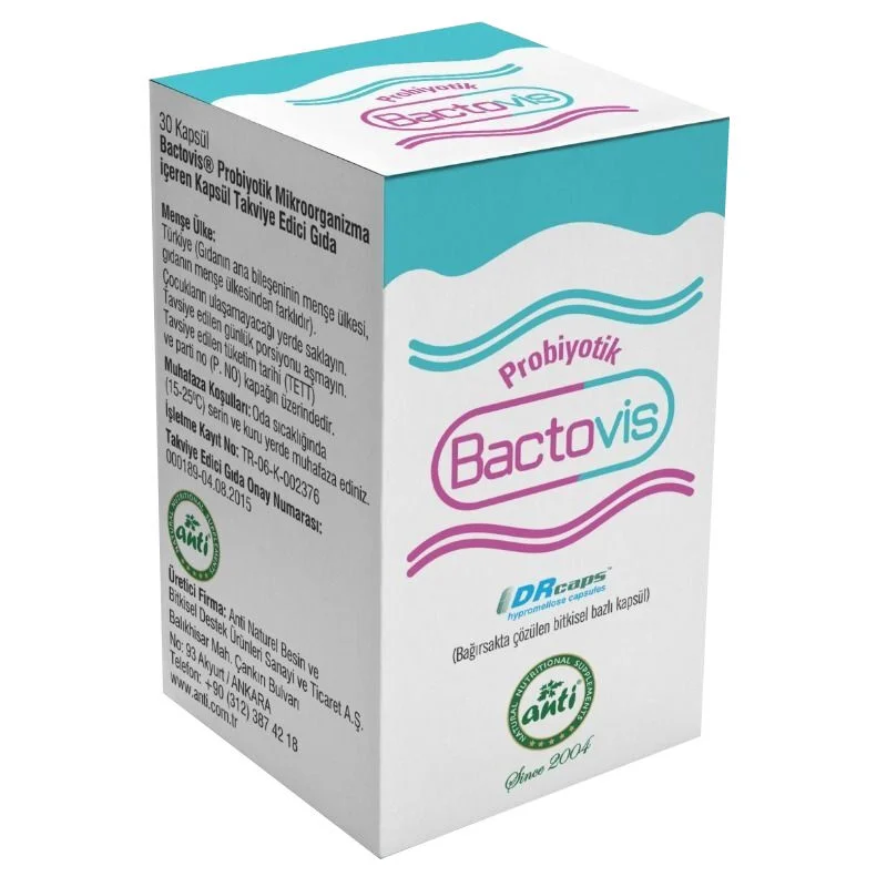 Bactovis باكتوفيس بروبيوتيك 30 كبسولة