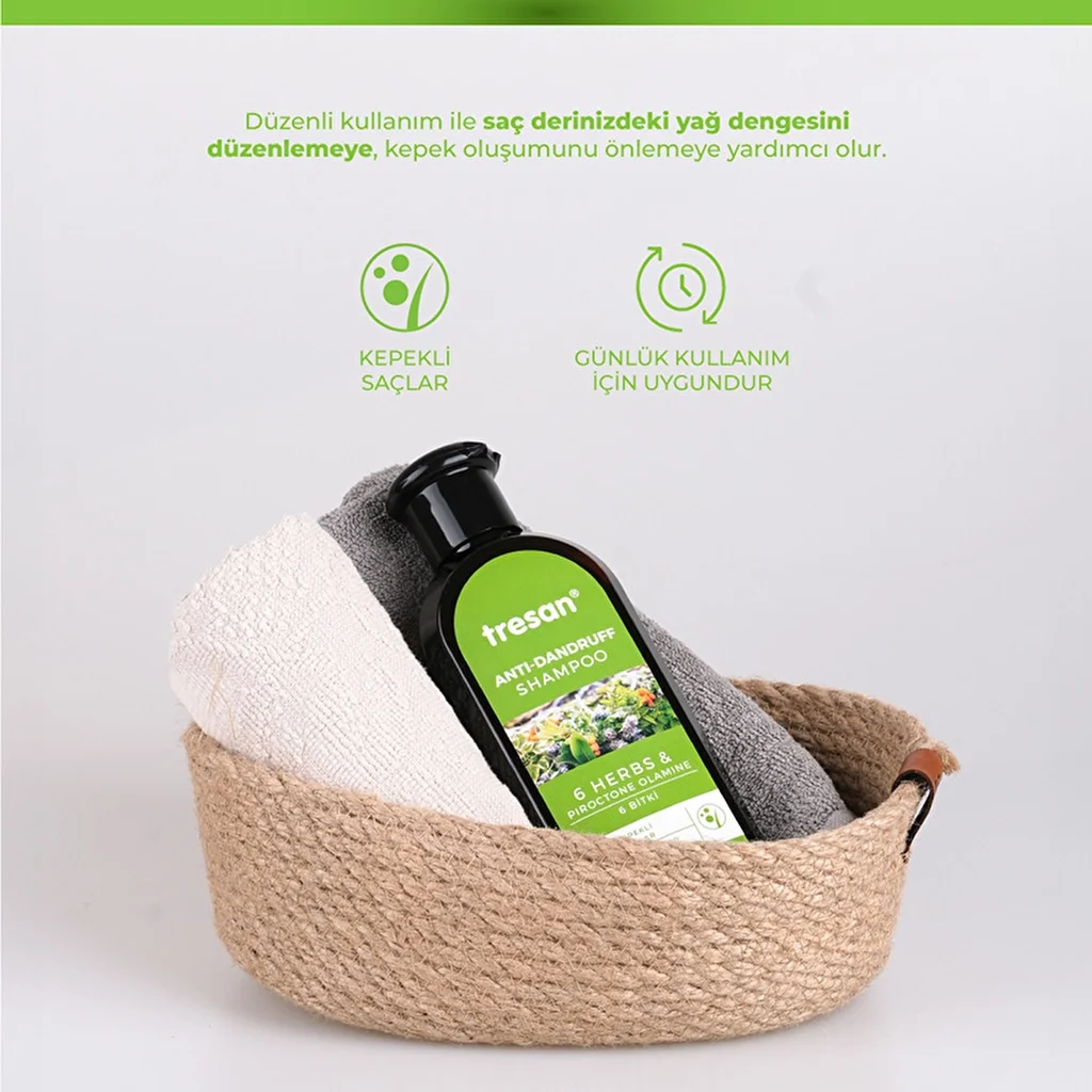 Tresan 6 Herbs Anti-Dandruff Shampoo 300 ml 4