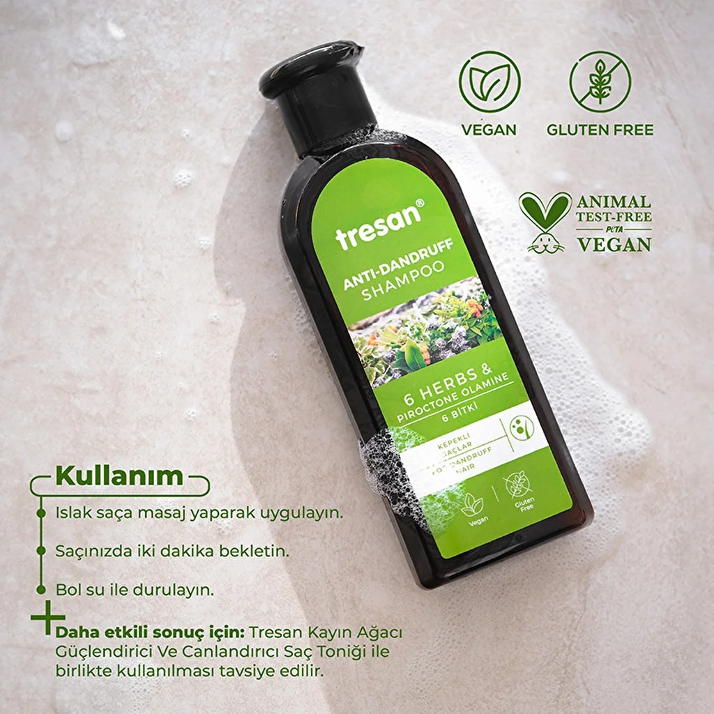 Tresan 6 Herbs Anti-Dandruff Shampoo 300 ml 5