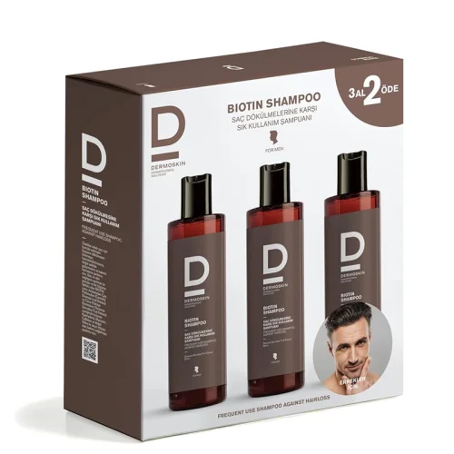 Dermoskin شامبو ديرموسكين بيوتين للرجال 200 مل اشترِ 3 وادفع 2 2