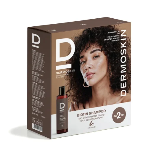 Dermoskin Biotin Shampoo For Women 200ml Buy 2 Get 1 Free