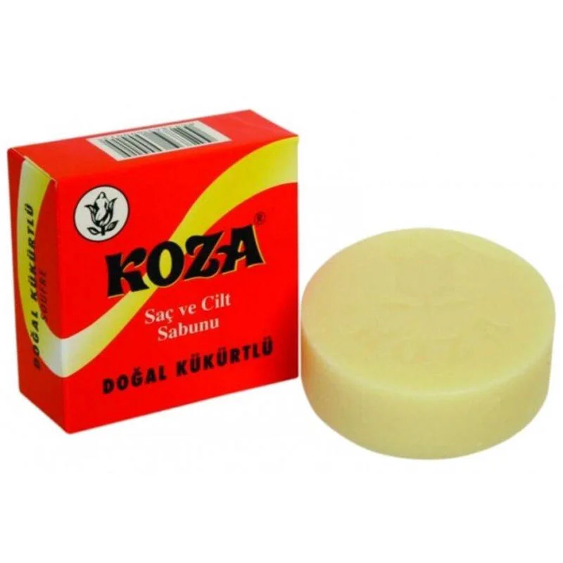Koza صابون كوزا للشعر والبشرة بالكبريت الطبيعي 105 جرام