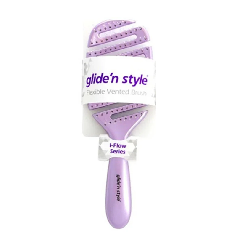 Gliden Style Elastische Kanalhaarbürste für glattes Styling 2
