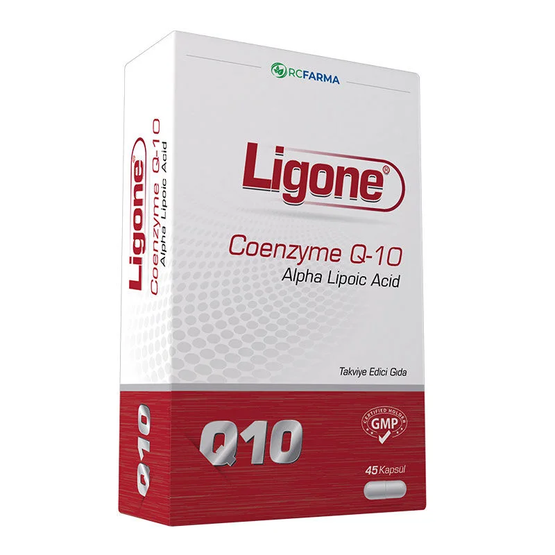 كبسولات كوانزيم كيو 10 ألفا ليبويك 45 من ليجون Ligone