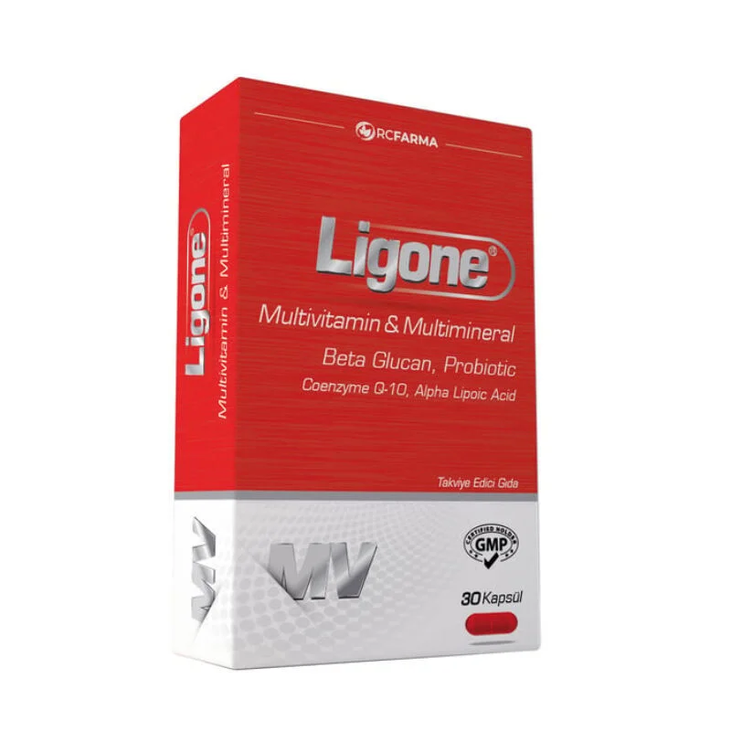 Ligone ليجون بيتا جلوكان متعدد الفيتامينات والمعادن، 30 قرصًا