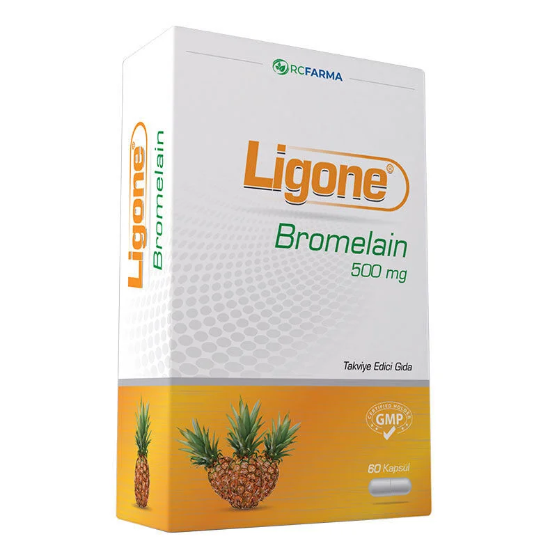 Ligone ليجون بروميلين 500 مجم 60 كبسولة 2