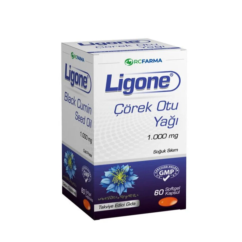 Ligone زيت حبة البركة السوداء من ليجون، 60 كبسولة 2