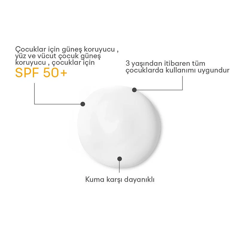 لوشن واقي شمس للأطفال SPF50+ 150 مل من أو تي سي إسطنبول إيلاج OTC İstanbul İlaç 4