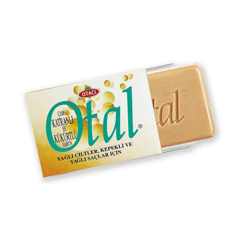 صابون قطران الصنوبر والكبريت 80 غ من اوتاسي Otacı 2