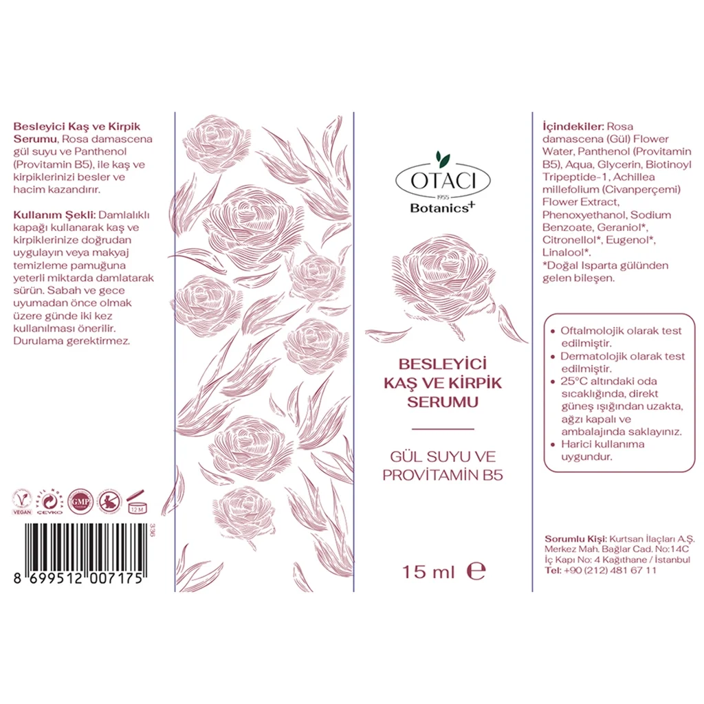 Otacı Eyebrow and Eyelash Serum 15 ml 5