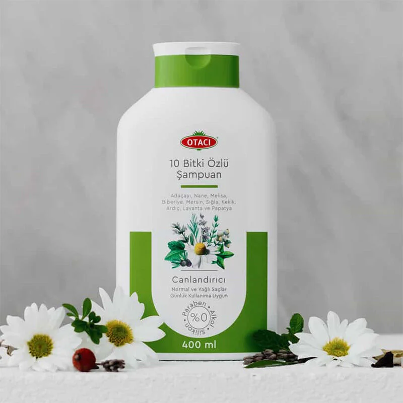 Otacı 10-Herbal Revitalizing Herbal Extract Shampoo 400ml 2